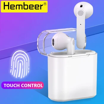 Wireless Bluetooth Headphones Touch Bluetooth Earphones HIFI Sound Headset with Microphone for IOS Android Phone