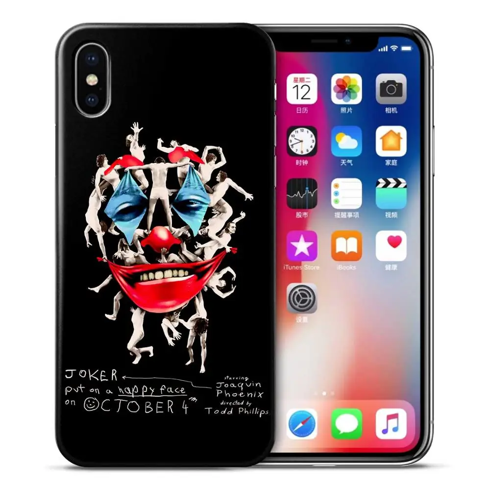 Для fundas iPhone XS Max чехол Joker для iPhone X чехол для coque iPhone XR чехол 5 5S SE 6 7 8 Plus 11 Pro Max чехол - Цвет: 08