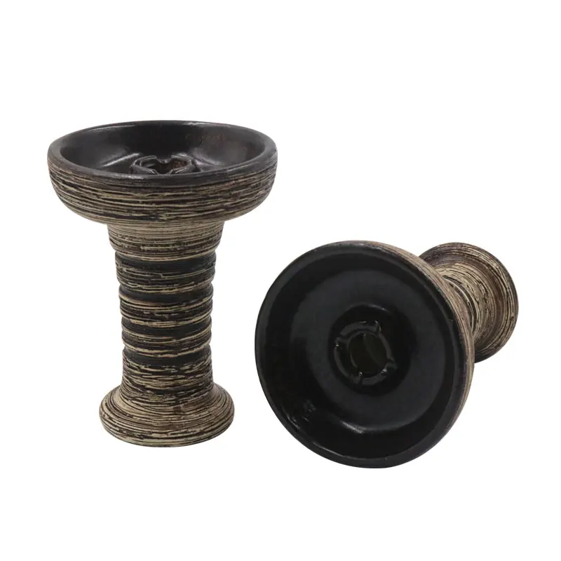 

1 Pc Ceramic Bowl One Hole Phunnel Shisha Bowl Hookah Chicha Head Smoking Bowl Hookah Narguile Accessories