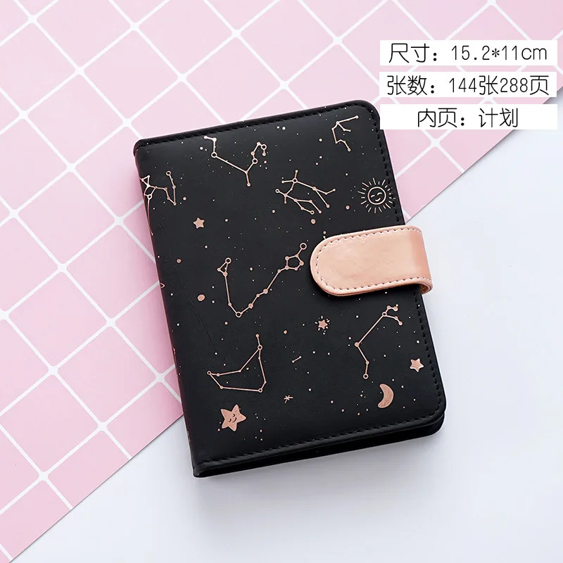 15.2 x 11 cm Mini A6 Adgenda планировщик блокнот-органайзер милый настраиваемый дневник делители еженедельно ежемесячный личный дневник для путешествий записные книжки - Цвет: 15.2 x 11 cm