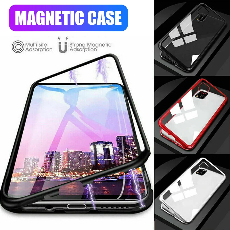Hot Sale Mobile Phone Case Cover Magnetic Adsorption Tempered Glass for iPhone 11 Pro Max
