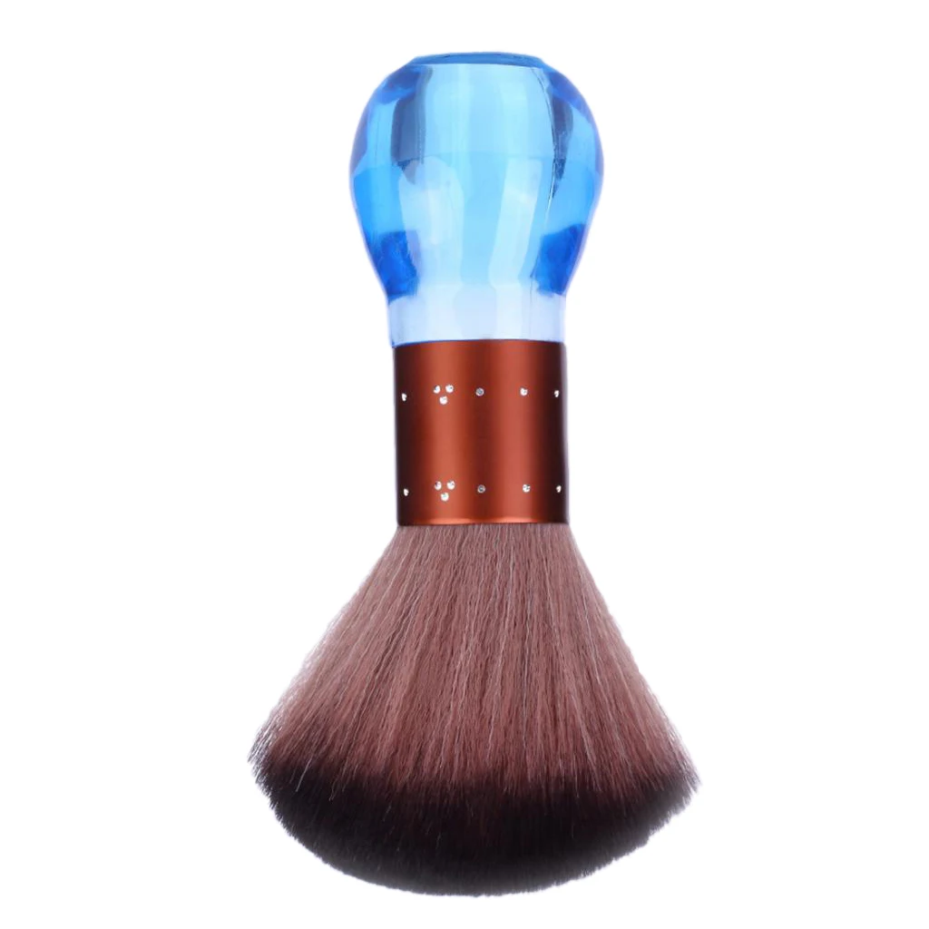 Diamond Handle Hair Cutting Salon Tools Soft Brush Barber Neck Dust Removal