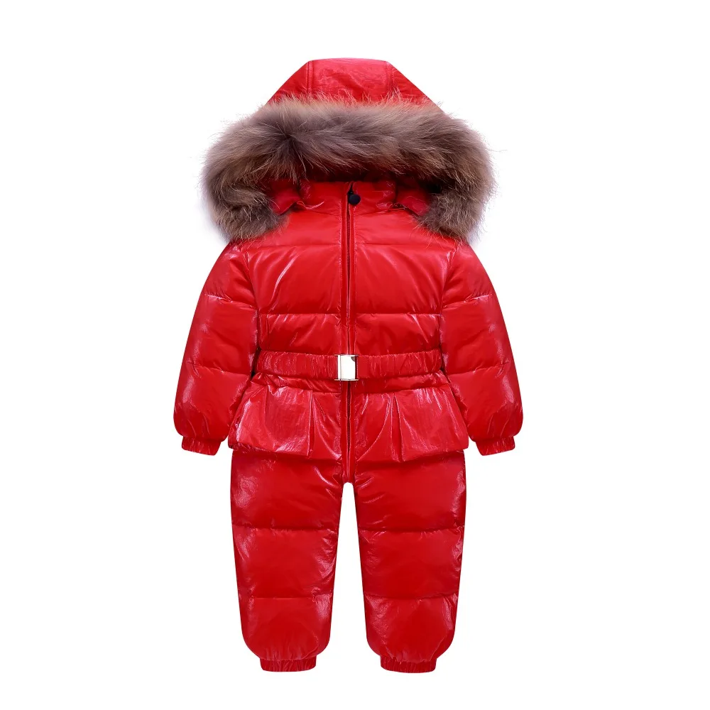 Новинка года, модная зимняя куртка на 90% утином пуху детская верхняя одежда и пальто для мальчиков пальто для младенцев зимний комбинезон детский зимний комбинезон