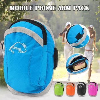 

Newly Mobile Phone Arm Bag Armband with Zipper Portable Wrist Arm Pouch for Running Sports Fitness