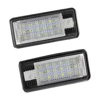 

Dropshipping 2x 18 LED License Number Plate Light Lamp For Audi A3 S3 A4 S4 B6 A6 S6 A8 S8 Q7