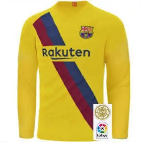 19 20 Barcaed с длинным рукавом Джерси футбол F. DE JONG GRIEZMANN MESSI SUAREZ ARTHUR COUTINHO VIDAL I. RAKITIC футбол DHL корабль - Цвет: shirt7