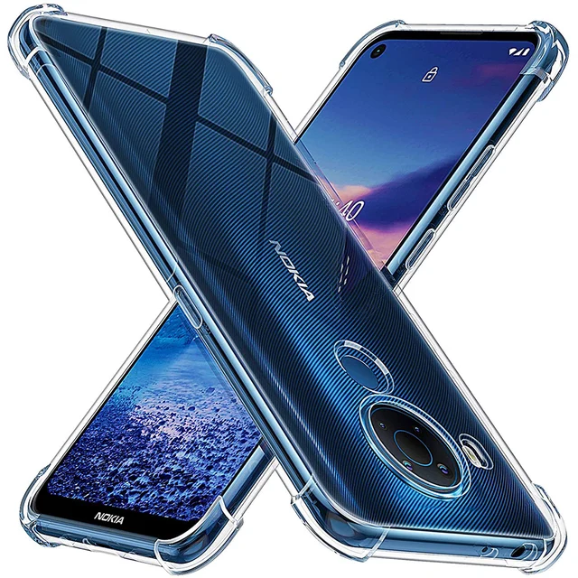 Reinforced Corners Soft Airbag Shockproof CaseFor Nokia G300 G50 5.4 3.4 2.4 tpu