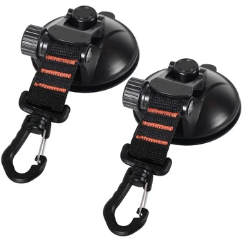 

Heavy Duty Suction Cup Tie Down Anchor with Securing Hooks Camping Tarp Accessory as Auto Side Awning Exterior Accessaries