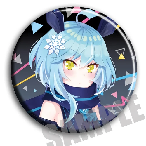 Delmin (post-awakening) SHOW BY ROCK!! Fes A Live Hologram metal badge 02  / Yamiichiban Vol. 2, Goods / Accessories