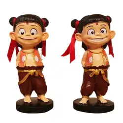 Nezha декор украшения-игрушка магический молодой герой милый с какой-то злой Кукла-мальчик