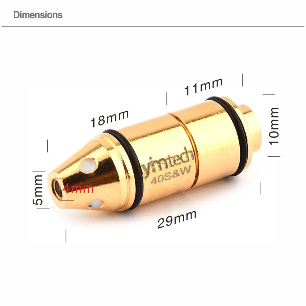 Тренировочная Лазерная Пуля 40S& W картридж Мини red dot тренировочный симулятор винтовка патрон пулевидный светильник аксессуары пистолеты двор лазер