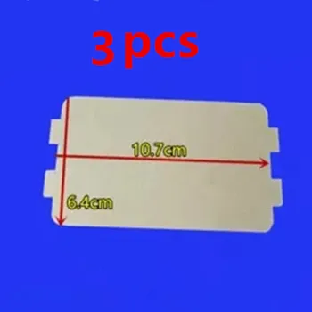 

3pcs for microwave ovens parts mica microwave 10.7*6.4cm mica sheets for Midea magnetron cap microwave oven plates