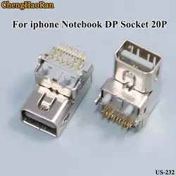 ChengHaoRan 50 шт./лот для iphone ноутбук DP разъем 20P 20 значок патч pin USB разъем USB