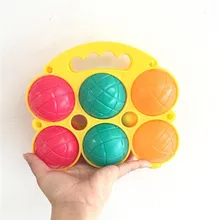 Bocce мяч настраиваемый экологически чистый пластиковый мяч с игрушкой пластиковый газон водный шар 7,2 землее