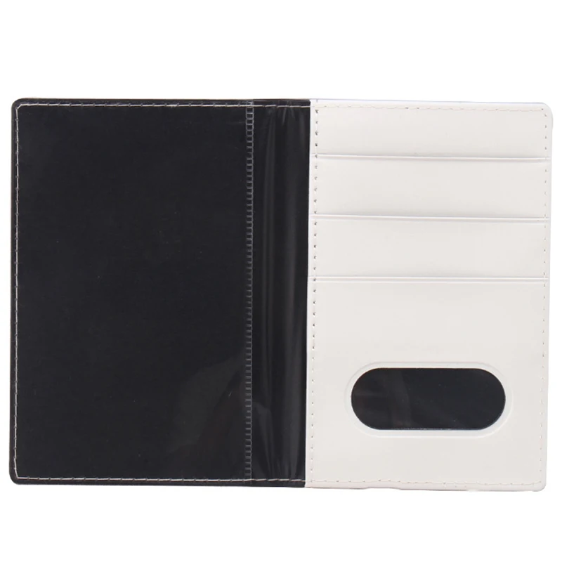 Fashion Travel Passport Holder Women Beautiful Flower Printing Credit Card Holder Cute Cartoon PU Leather Passport Cover PC0065 (2)