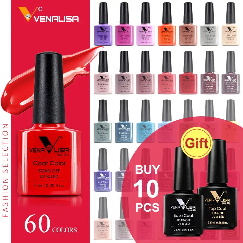 Растворимый Органический Гель лак для ногтей VENALISA|uv gel polish|gel polishuv |