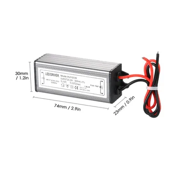

New 20W Constant Current Driver Power Supply Adapter Transformer Switch for LED Exihibition Lamp Chip Light IP66 Water Resistant