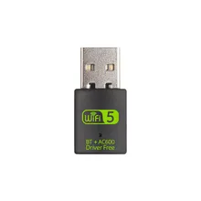 BT AC6000 USB WiFi Bluetooth адаптер 600 Мбит/с двухдиапазонный 2,4/5 ГГц Беспроводной внешний приемник Мини WiFi ключ для ПК/ноутбука