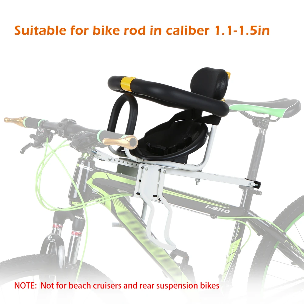 MTB дорожный велосипед, безопасное детское Велосипедное Сиденье, переднее детское сиденье, детское седло с педалями для ног, поддержка спины