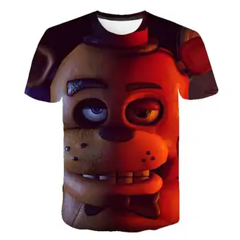 

2020 Summer Children's Clothes Five Nights At Freddy's T-Shirts 5 Freddys Tops Tee 4-12Y Kids T Shirts Boys Clothing