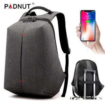 

Anti-theft Bag Men Laptop Rucksack Travel Backpack Women Large Capacity Business USB Charge College Student School Shoulder Bags