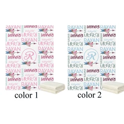 LVYZIHO Personalized Baby Blanket , Baby Girl / Boy Blanket - 30x40 / 48x60 / 60x80 Inches - Fleece Blanket