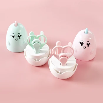

4Pcs/set Baby Nail Scissors Gorgeous Trimmer Sets Safety Care Nail Cutter Nail Scissors Nails Suit Newborn Baby Care