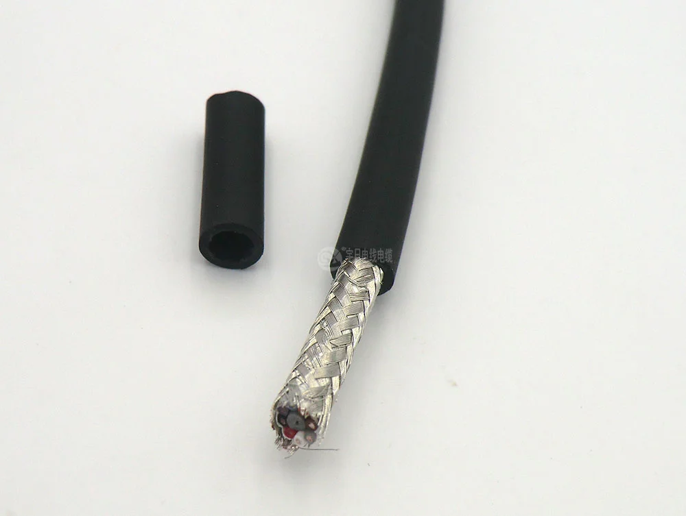Кабель линейного двигателя Ультра высокая скорость 8 жильный 0.14mm S2 26AWG выдерживает 50 миллионов раз изгиба PUR оболочка щит провода 1 м