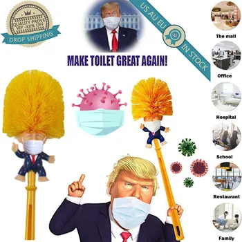 

Household American Chain Cleaning Brushes Cleaner Living Room Bathroom Toilet President Handhold Brushes Masks Decor Home Tools