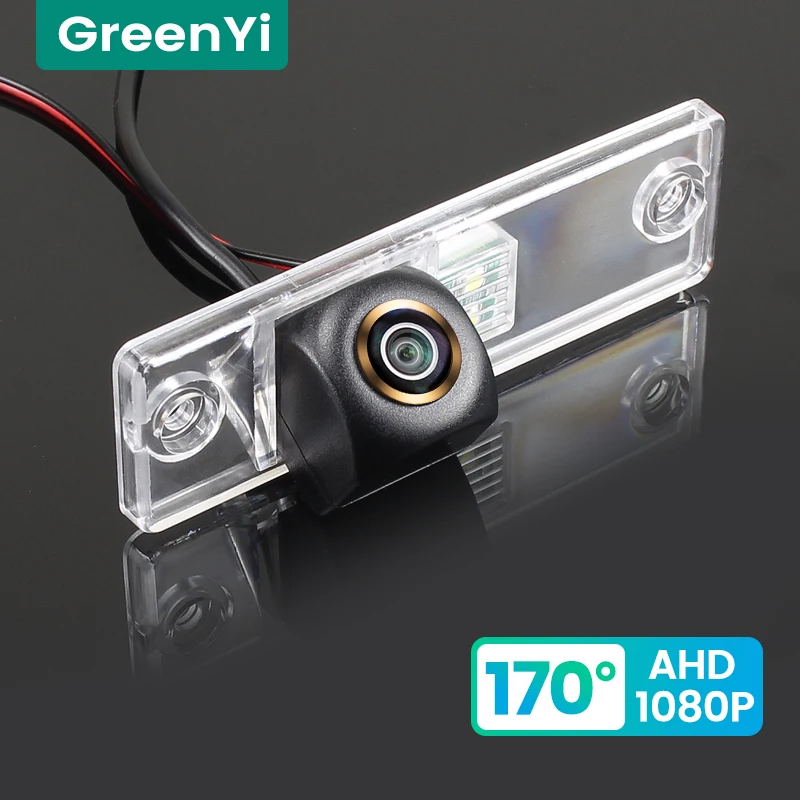 GreenYi 170° HD 1080P Car Rear View Camera for Toyota Fortuner SW4 Innova 2005-2016 Night Vision Reverse Reversing 4 Pin Vehicle