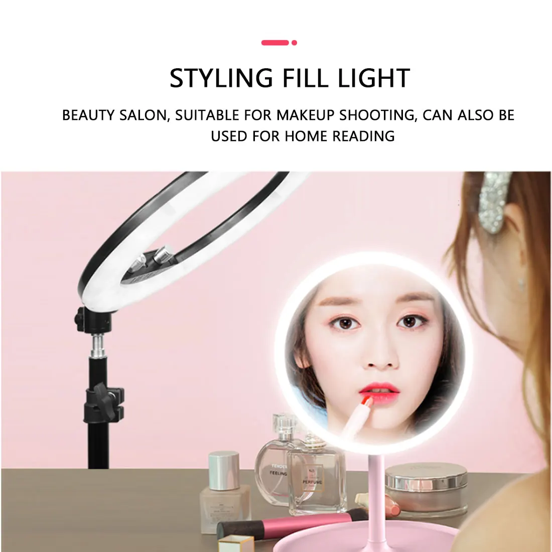 

LED Selfie Ring Light Photography Lighting Ring Lamp With Stand Tripod For Youtube Makeup Video Live Studio LED Camera Selfie