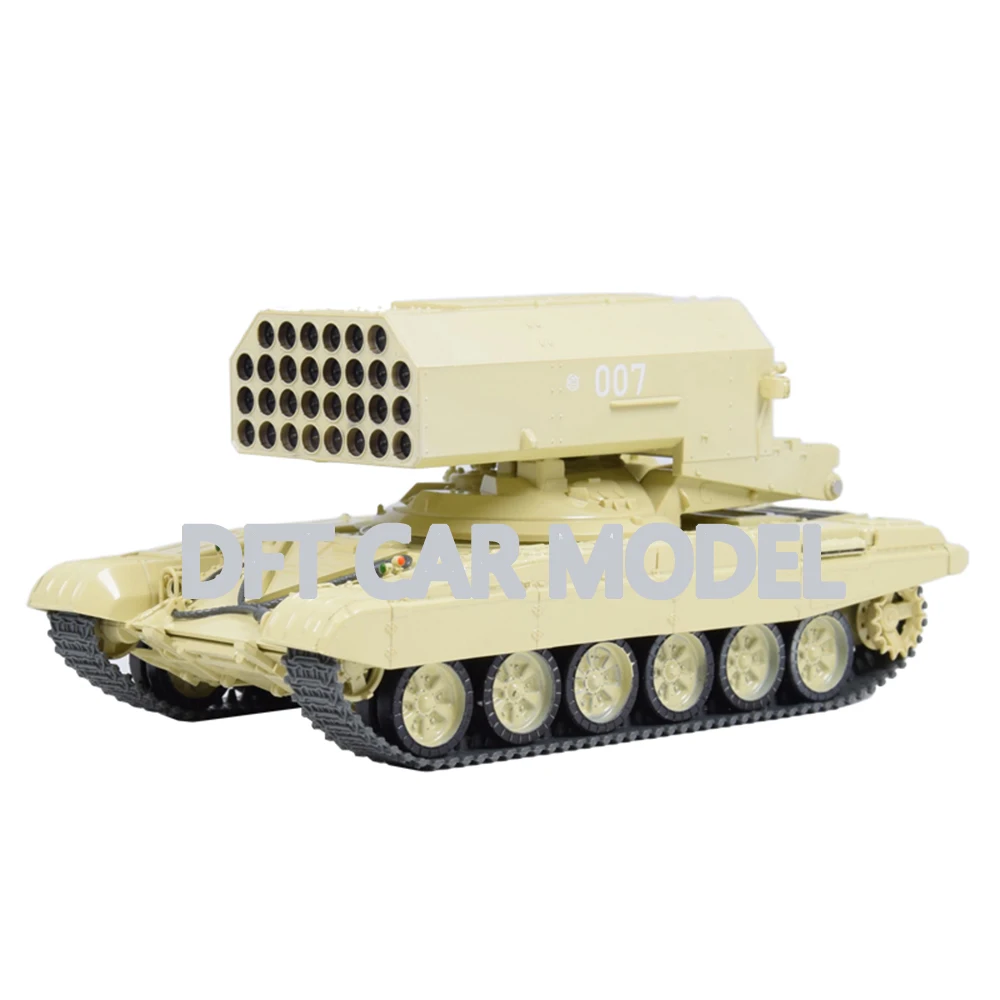 1:43 Масштаб сплав игрушка TOS-1 Модель Детская игрушка танк авторизованный подлинные детские игрушки