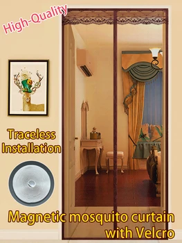 

Home Health Care Magnetic Screen Door Curtains Automatic Closing Window Door High Quality Mesh Net