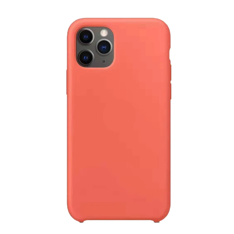 Orange Силиконовый чехол для iphone 11 Pro максимальный чехол funda iphone 11 Чехлы coque iphone 11 Pro shell для iphone 6 7 8 Plu - Цвет: Orange