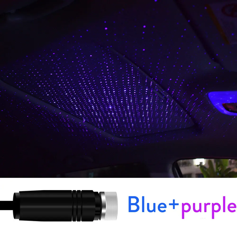 NINTE Mini LED Car Roof Star Night Light USB Decorative Lamp