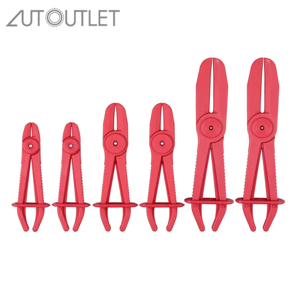 Авторозетка 6 шт. пластиковые зажимы для шланга плоскогубцы автомобильный тормоз