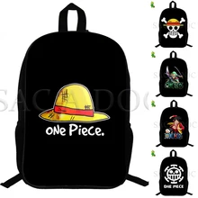 Аниме one piece D. luffy рюкзак для мальчиков и девочек Mochila школьные сумки для подростков 14,5 дюймов Рюкзак на заказ дорожные сумки
