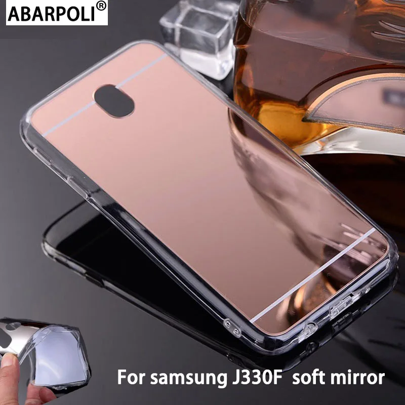 Мягкий зеркальный чехол из ТПУ для samsung Galaxy J7 J5 J3 2017 J330 силиконовый бампер J530 J730 J330F