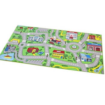 

Children'S Carpet With Game Pad City Street Map Children'S Learning Carpet Children'S Carpet Boy Girl Children'S Room Bedroom