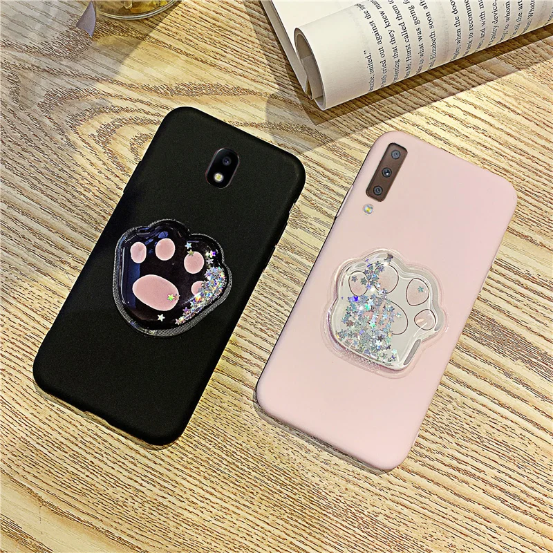 Lovely Drink Cup Case For Samsung Galaxy A10 A20 A30 A40 A50 A60 A70 A80 A90 A2 Core M10 M20 M40 M30s Cute Bear TPU Cover