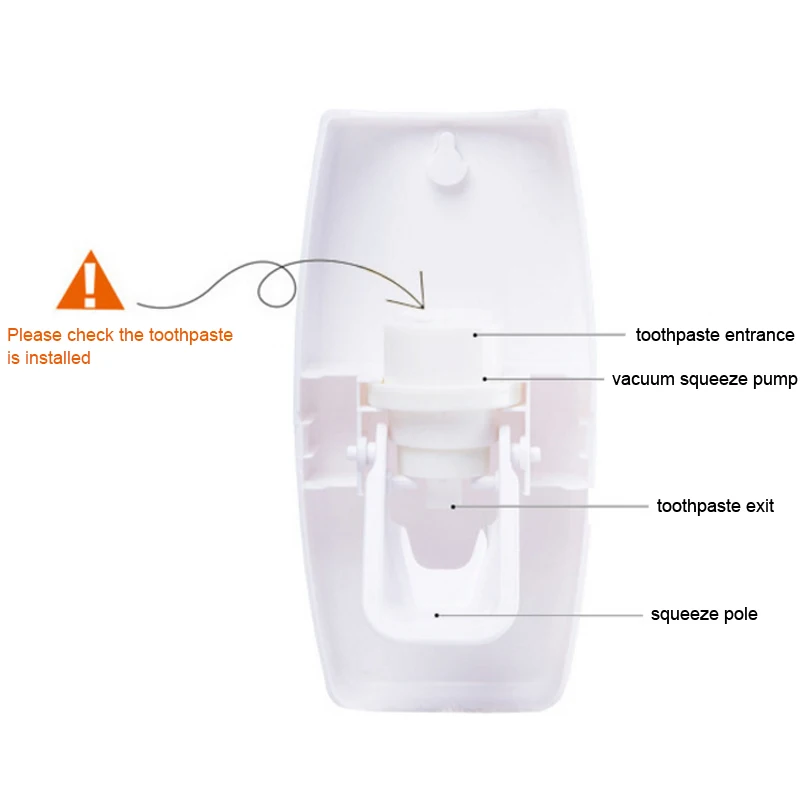 Креативная автоматическая пластиковая зубная паста для ленивых дозаторов 5 зубных щеток Держатель соковыжималка полки для ванной Аксессуары для купания