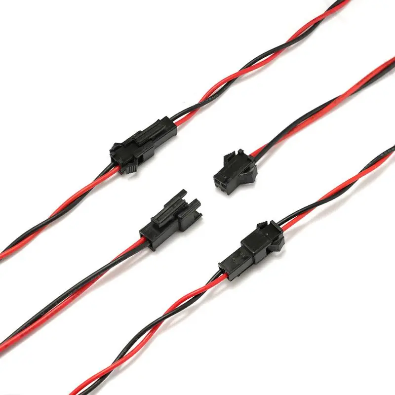 10 пар 2pin разъем 15 см JST SM типа Папа мама 22AWG проводной для светодиодный ленты лампы