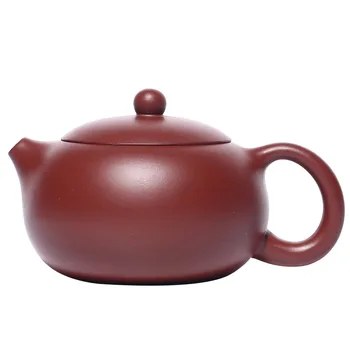 

Yixing Xishi teapot with ball filter handmade mine ore dahongpao kung fu kettle