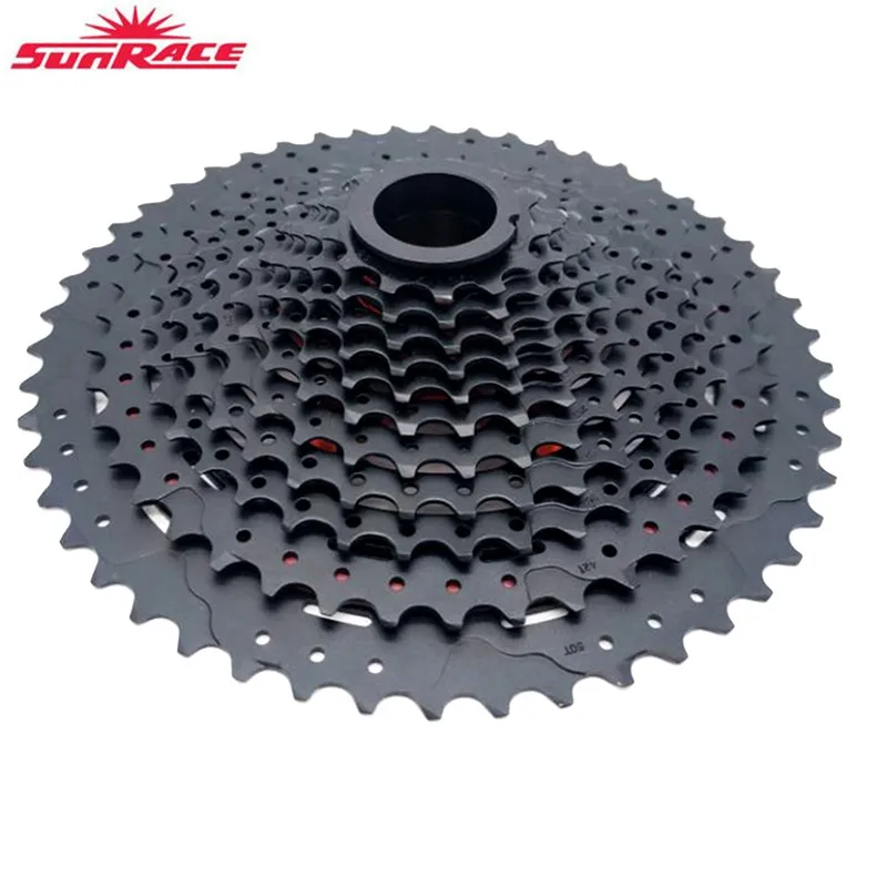 Sunracing велосипедная трещотка кассета 12 Скоростей 11-50T горный велосипед кассета MTB маховик запчасти для велосипеда - Цвет: 12speed 50T black