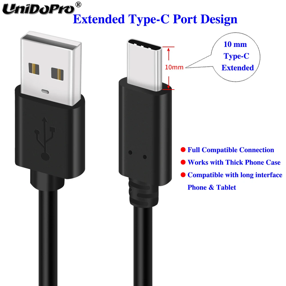 10 мм Длинный usb Тип C Расширенный наконечник зарядное устройство кабель для Blackview BV9100 BV9500 Plus P10000 BV9600 BV9500 BV9000 BV9700 BV9800 Pro