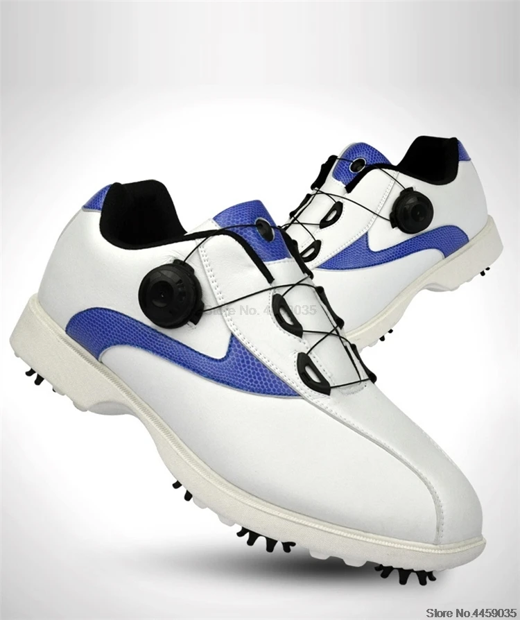 Новое поступление, мужские кроссовки для гольфа из водонепроницаемой натуральной кожи, кроссовки для активного отдыха, Нескользящие кроссовки для гольфа D0604