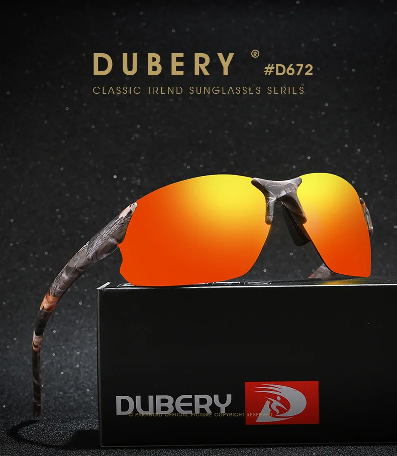 Солнечные очки DUBERY поляризационные UV400 для мужчин и женщин аксессуар от солнца в