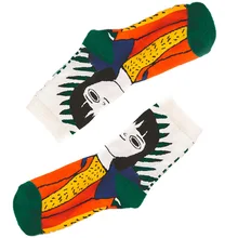 Пара длинных носков мужские модные носки с изображением игры Симпсона хлопковые теплые зимние носки Meias Masculina цветные рождественские носки CC50WZ17