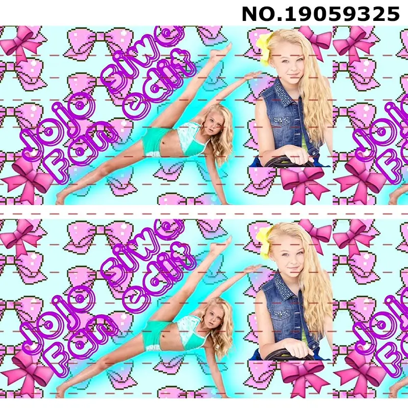 10 ярдов-разные размеры-новейшая Jojo Siwa лук узор Grosgrain ленты ручной работы аксессуары - Цвет: 19059325