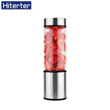 Нержавеющая сталь электрическая соковыжималка для фруктов Беспроводная Автоматическая многофункциональная USB перезаряжаемая портативная соковыжималка домашняя кружка резка, миксер